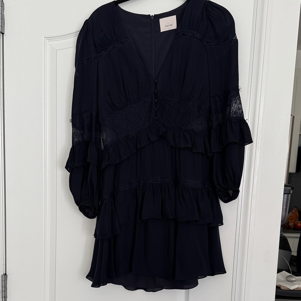 Elegant Blue Women's Dress
